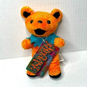 GRATEFUL DEAD Ashbury LIQUID BLUE BEANIE BEAR  Tag Jerry Garcia Plush New